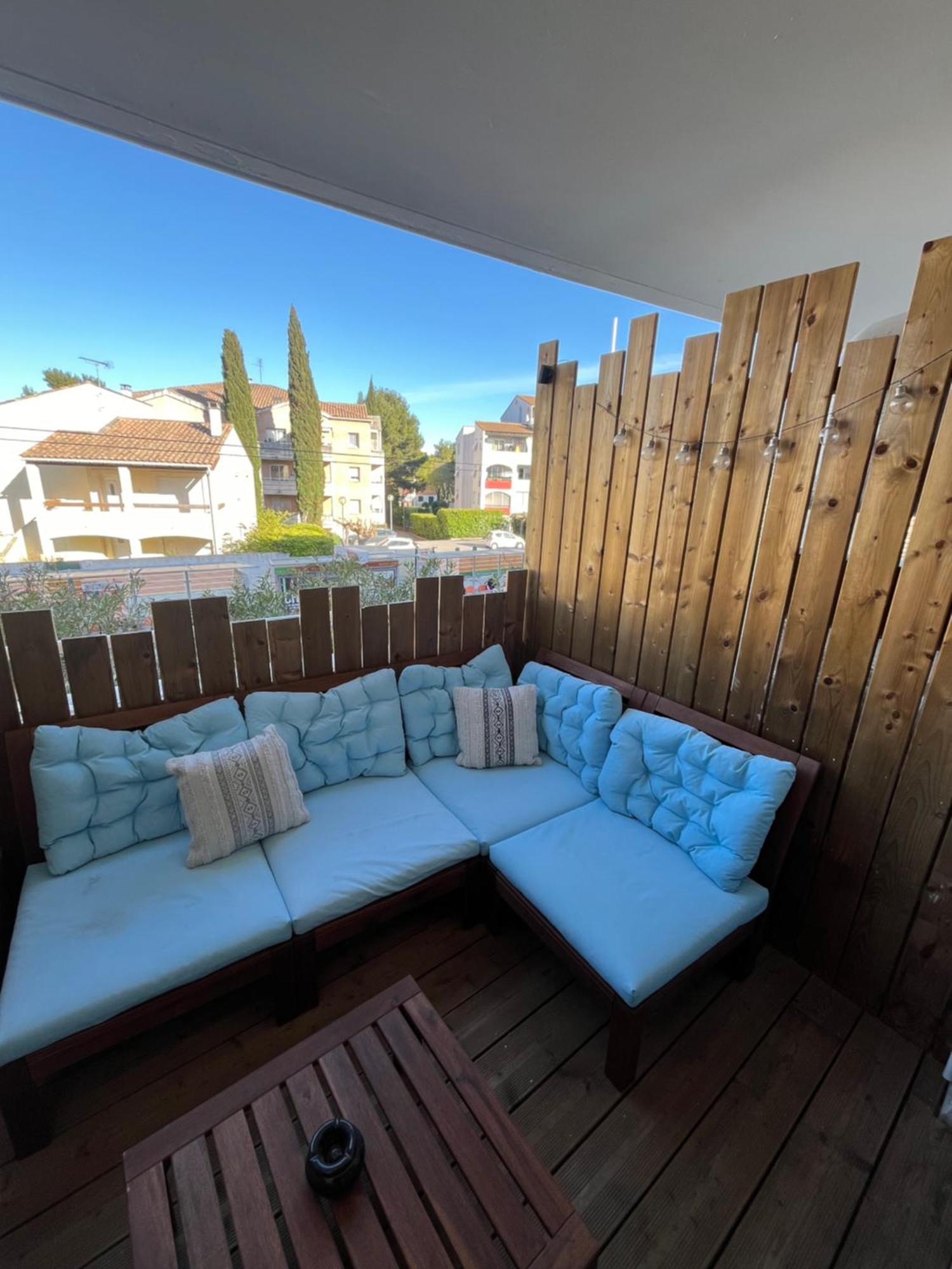 Appartement Joli T2/ Tram/ Clim/ Parking/ Wifi/ Piscine à Montpellier Extérieur photo
